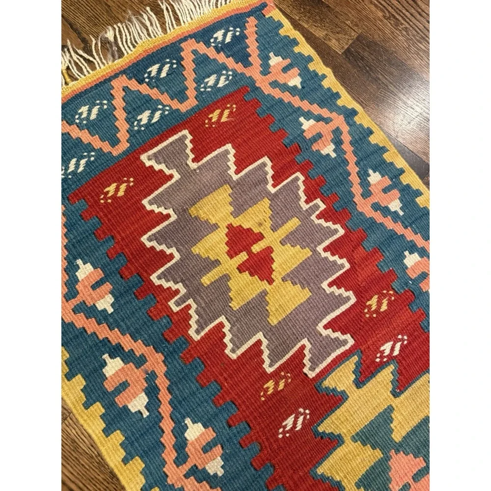 Vintage Turkish Wool Area Rug